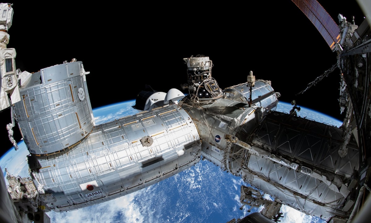 Módulo Kibo da ISS, em 2021
